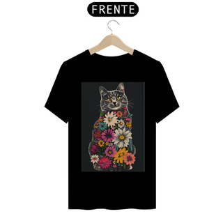 Camiseta de Gato - Cat Flower