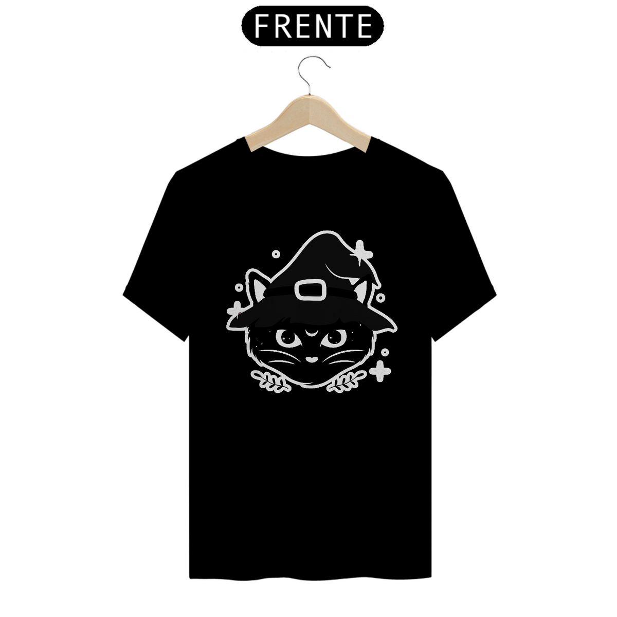 Nome do produto: Camiseta de Gato - Black Cat