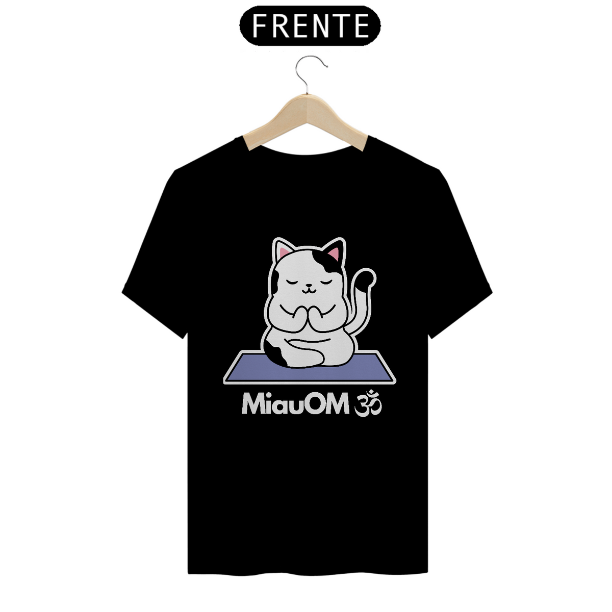Nome do produto: Camiseta de Gato -  MiauOM