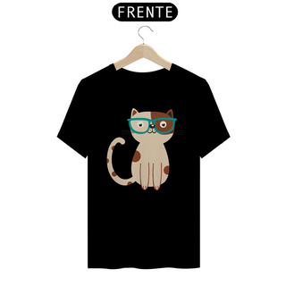 Camiseta de Gato -  Gato de Óculos