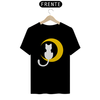 Camiseta de Gato -  Gato na Lua