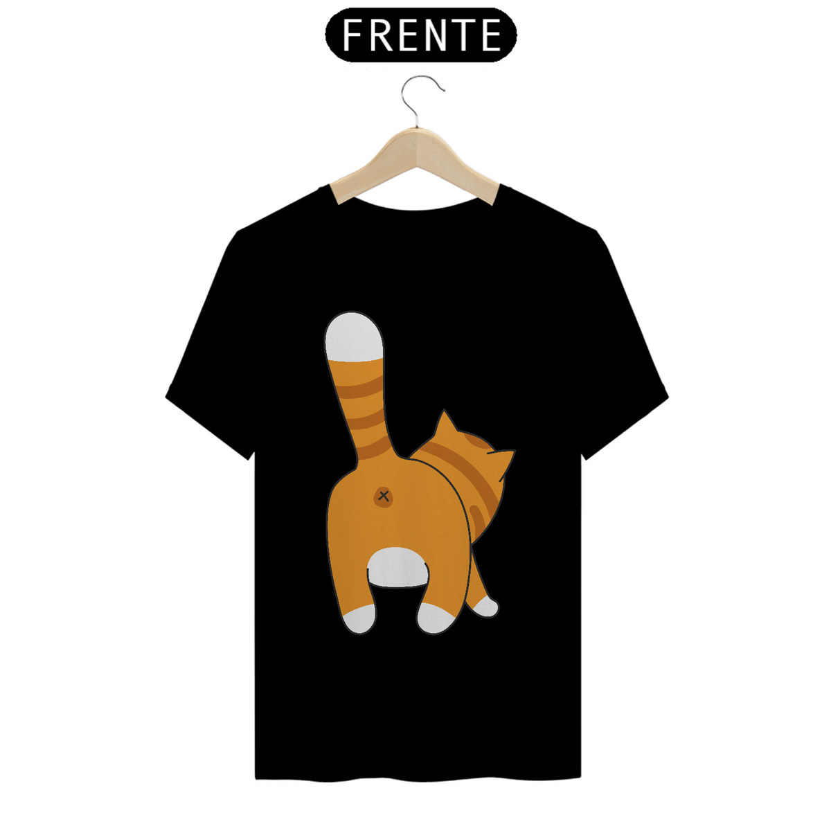 Nome do produto: Camiseta de Gato -  Toba do Gato