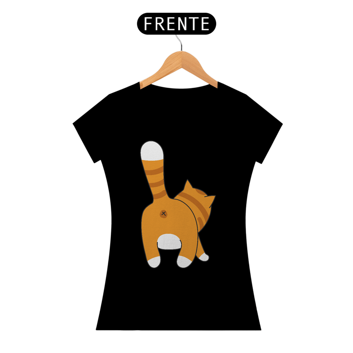 Nome do produto: Camiseta de Gato -  Toba do Gato