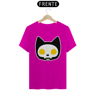 Nome do produtoCamiseta de Gato -  Gato Caveirinha