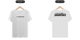 Nome do produto Camiseta Audi Gang | Branca - Frente e Costas