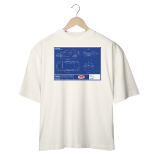 Nome do produtoCamiseta Oversized Astra GLS - Blueprint - Frente