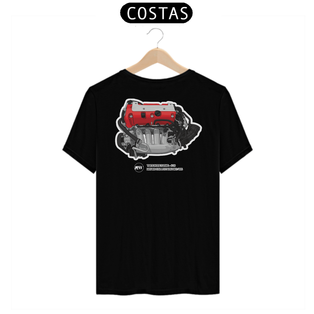 Nome do produto: Camiseta K20 | Costa - Honda Collection 003/005