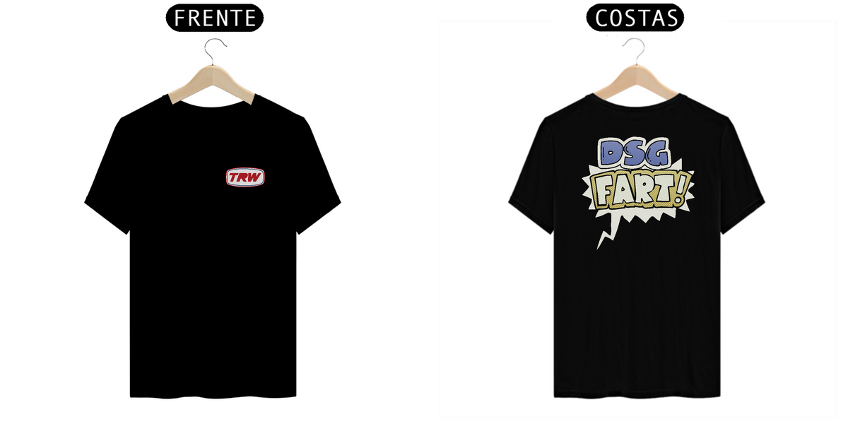 Nome do produto: Camiseta DSG Fart - Frente e Costas