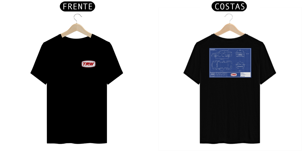 Nome do produto: Camiseta Astra GLS - Blueprint - Frente e Costas