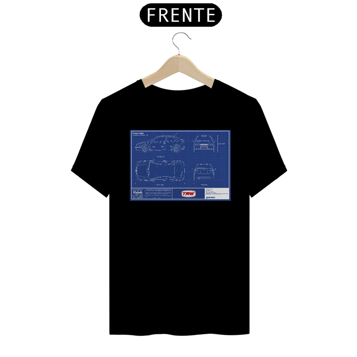 Nome do produto: Camiseta Astra GLS - Blueprint - Frente