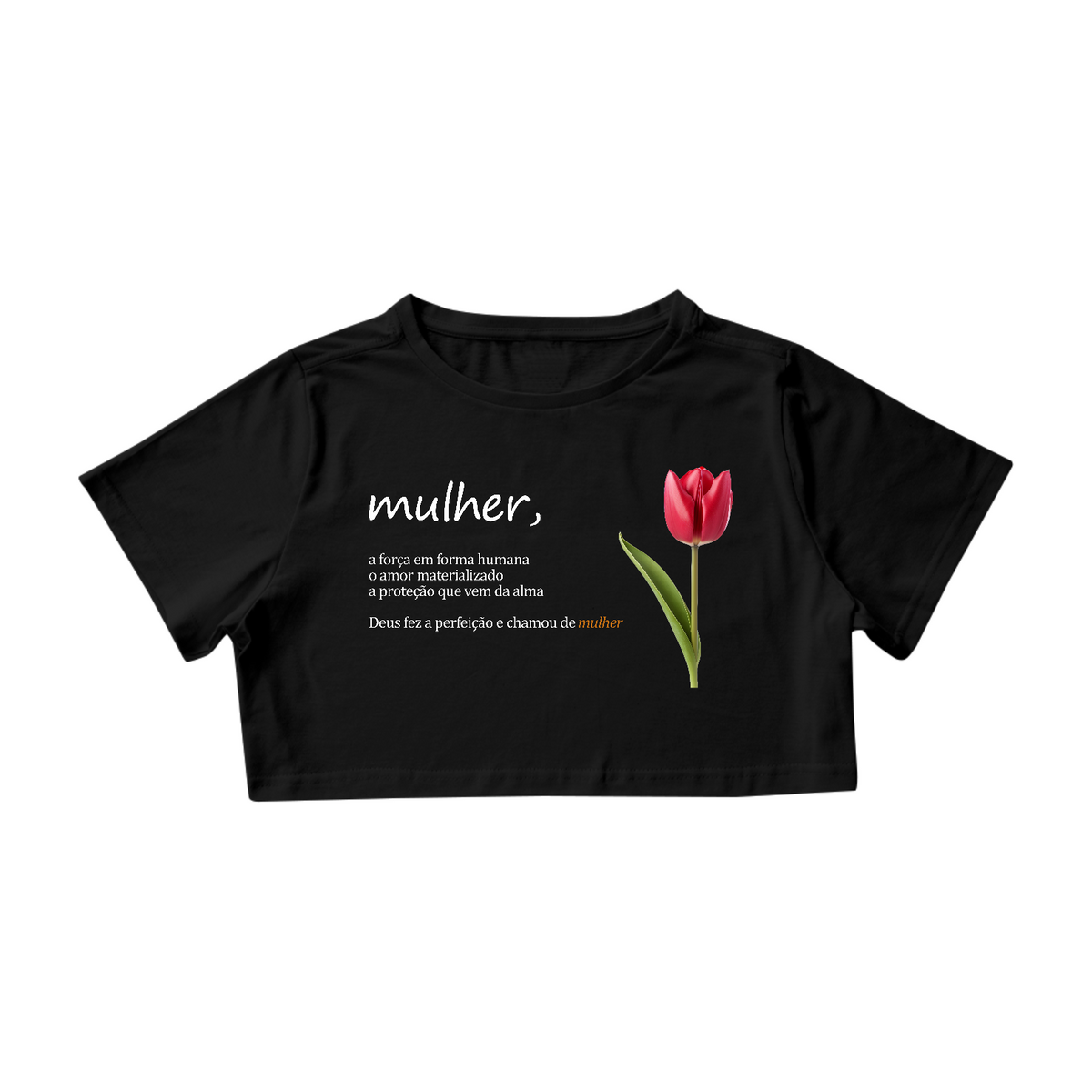 Nome do produto: Cropped tulipa bco