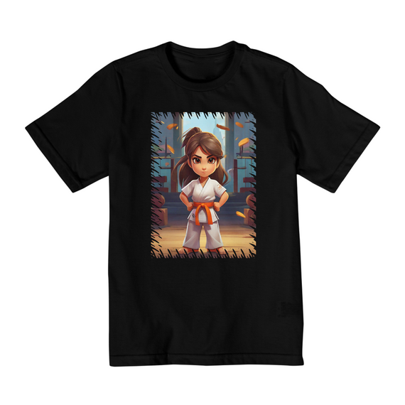 Camiseta menina karate (2 a 8)