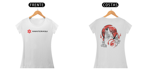 CAMISA FEMININA AMATERASU BRANCA 