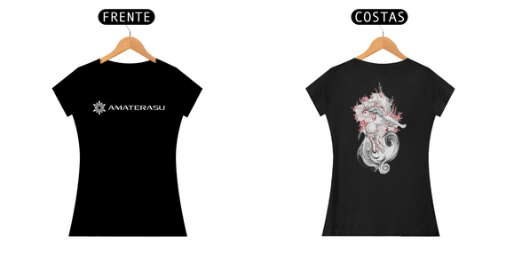 CAMISA FEMININA AMATERASU PRIME PRETA