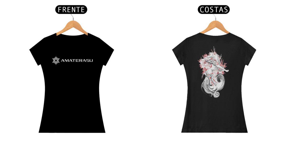 Nome do produto: CAMISA FEMININA AMATERASU PRIME PRETA