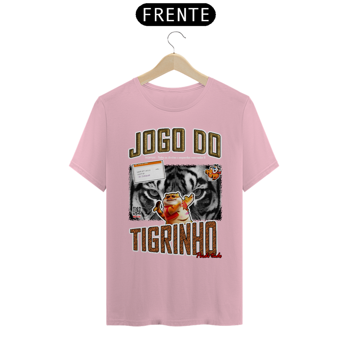 Nome do produto: Jogo do Tigrinho - Frente Rosa