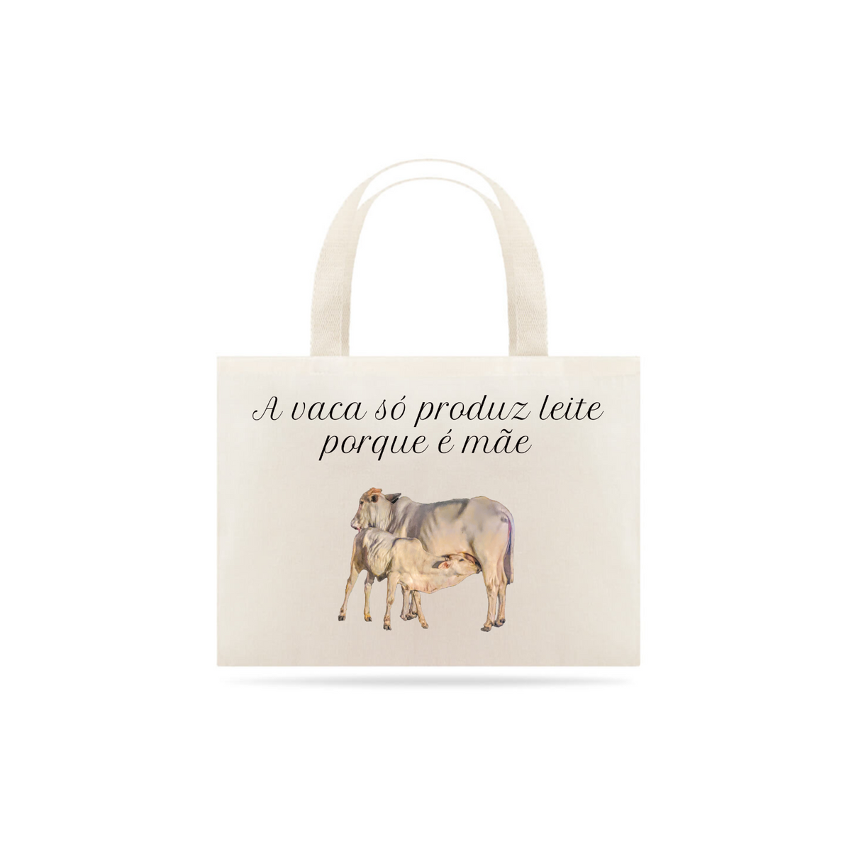 Nome do produto: eco bag - vacas também são mães