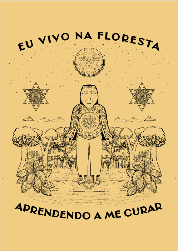 Poster Eu vivo na Floresta