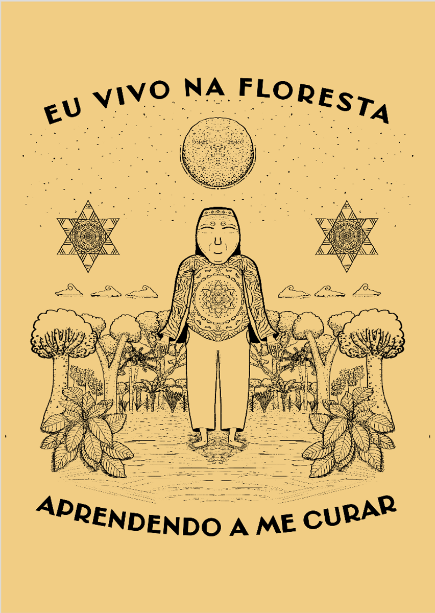 Nome do produto: Poster Eu vivo na Floresta