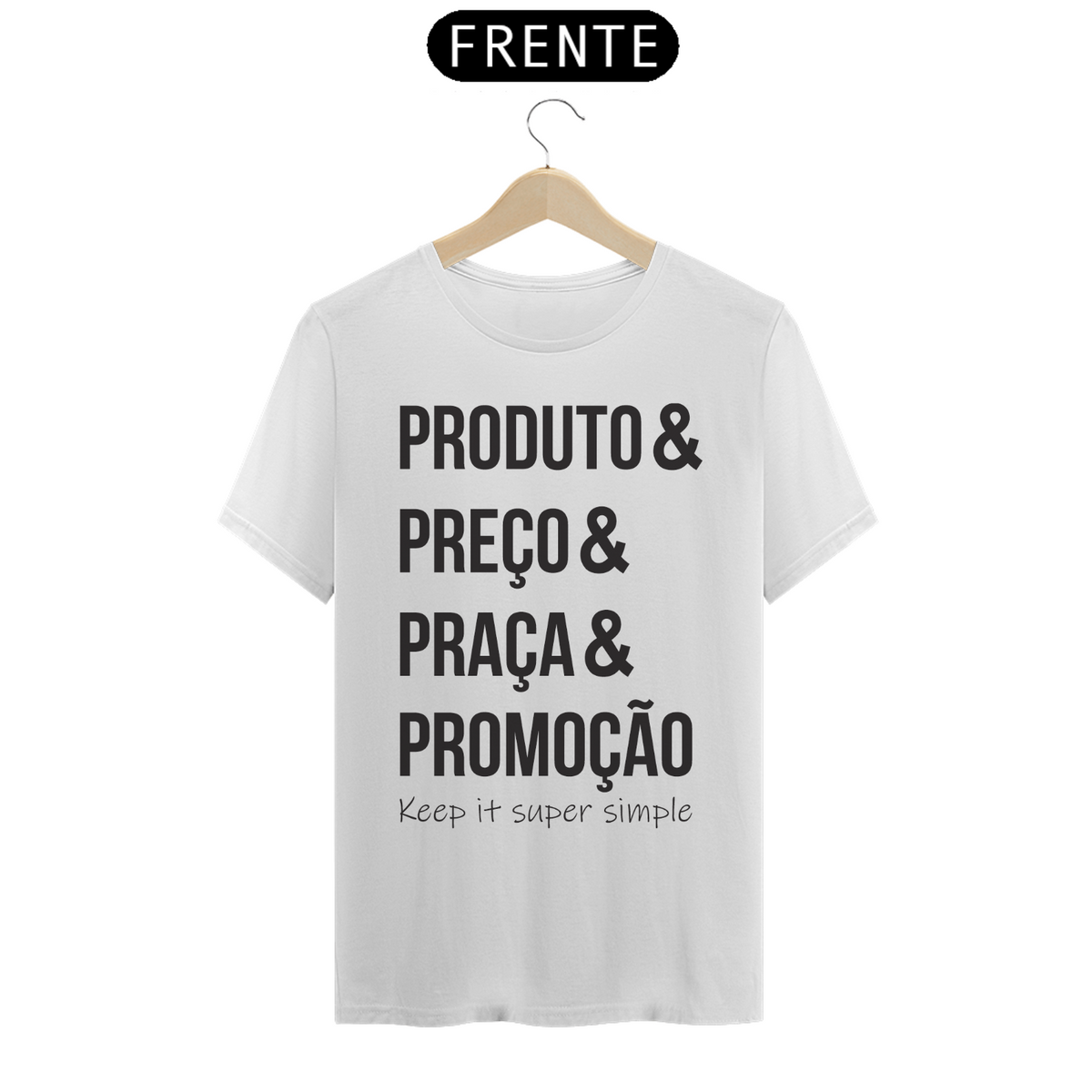 Nome do produto: Camiseta Básica Os Verdadeiros 4Ps Preto