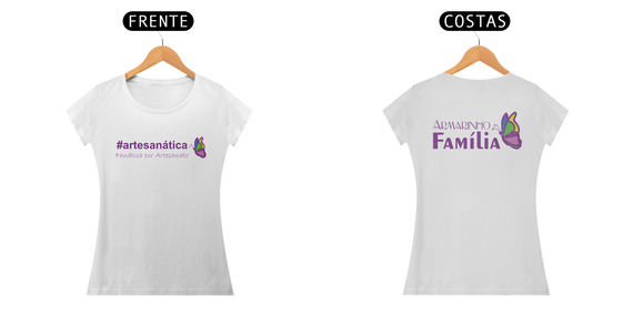 Camiseta Básica Armarinho Família