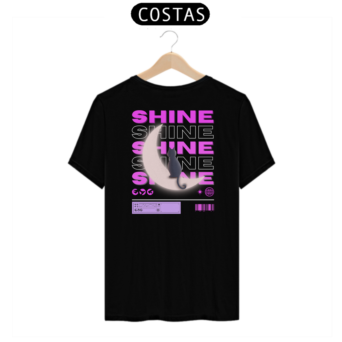 Nome do produto: Camiseta Básica SHINE