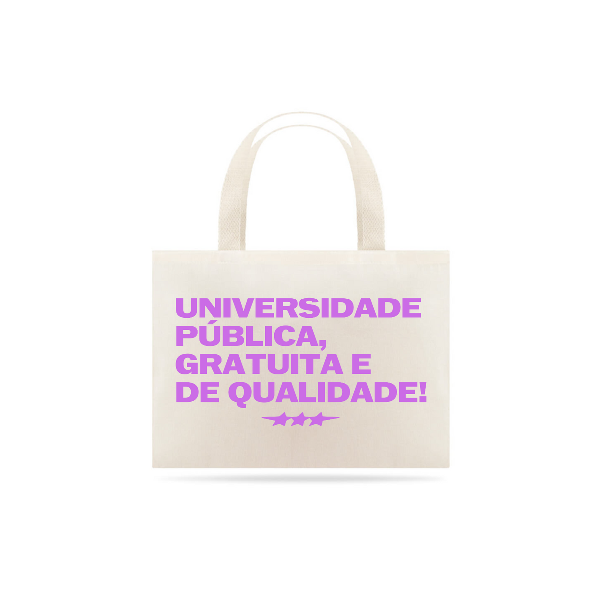 Nome do produto: Alma Acadêmica - Ecobag Universidade Pública