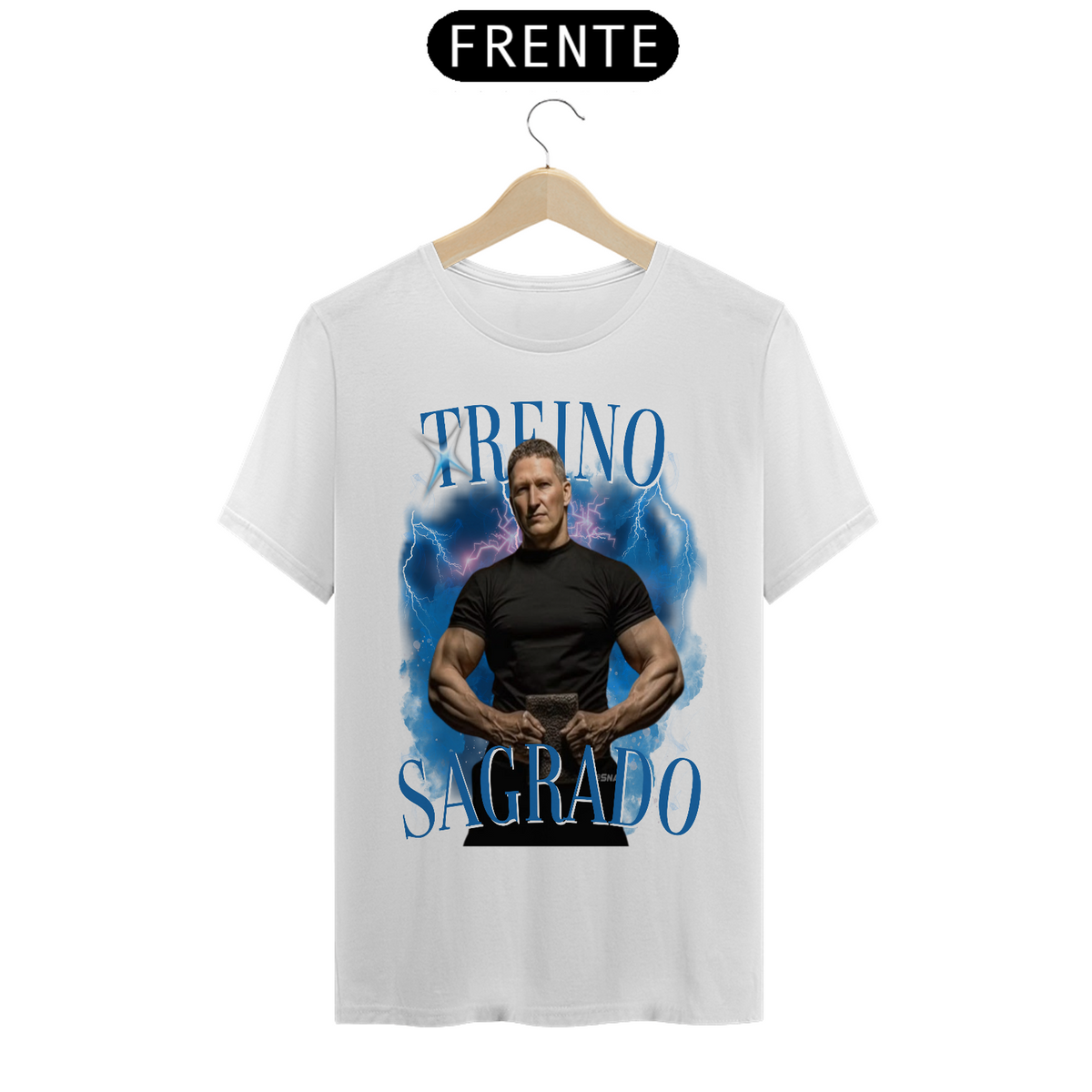 Nome do produto: Pipoca - T-Shirt Treino Sagrado