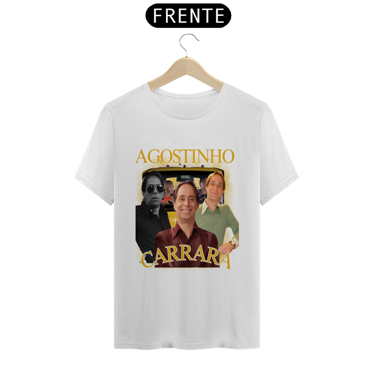 Nome do produto: Pipoca- T-shirt Agostinho Carrara