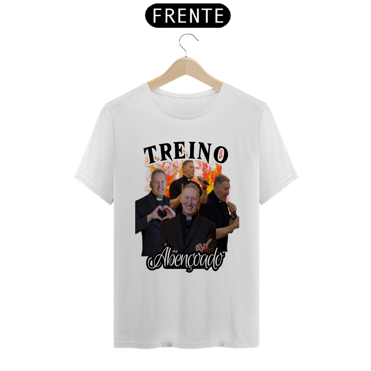 Nome do produto: Pipoca- T-shirt Treino abençoado 