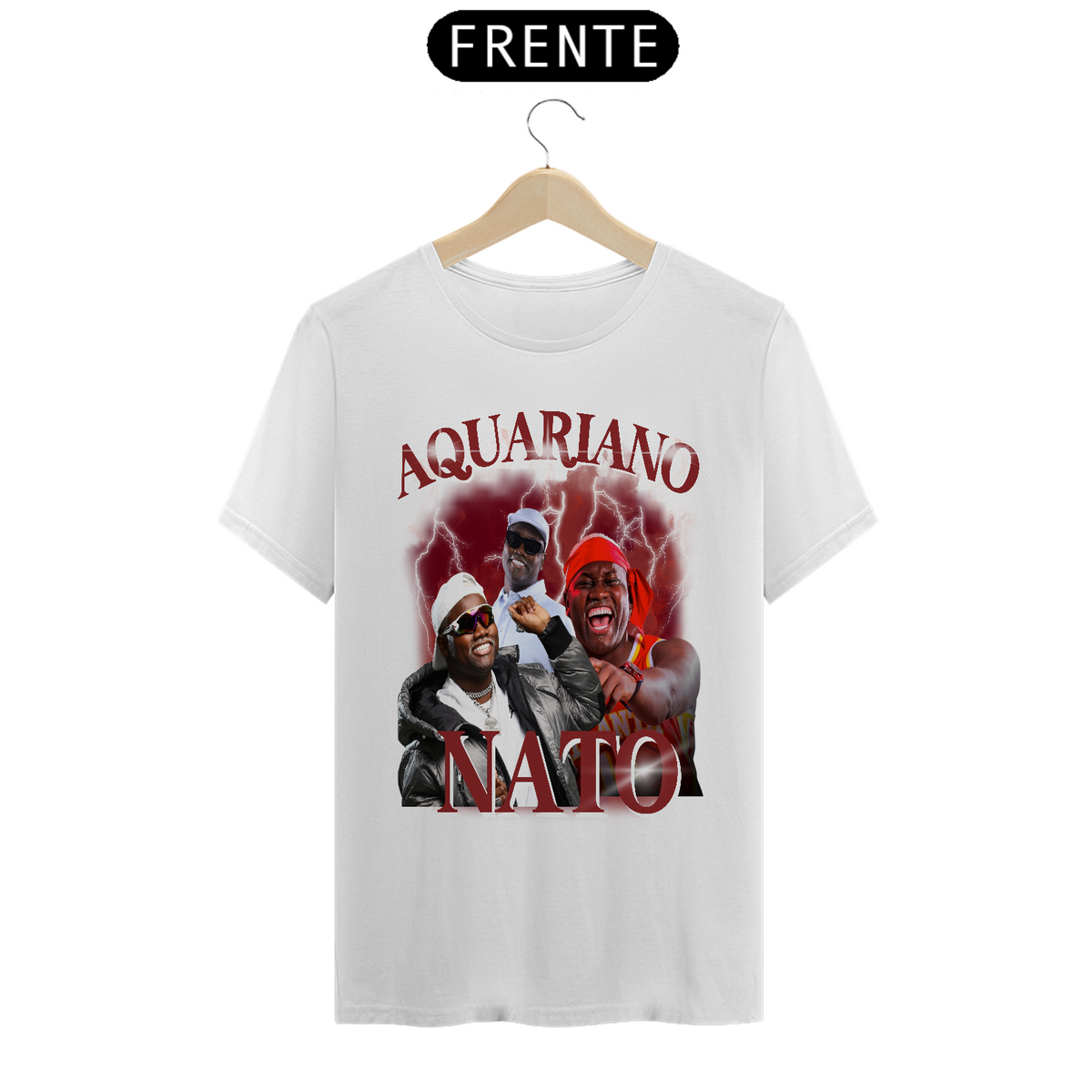 Nome do produto: Pipoca- T-shirt Aquariano Nato