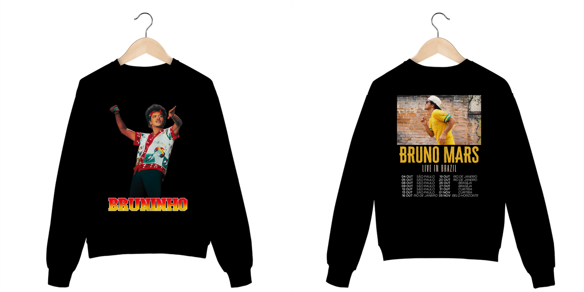 Nome do produto: Bruninho- Moletom Bruno Mars 