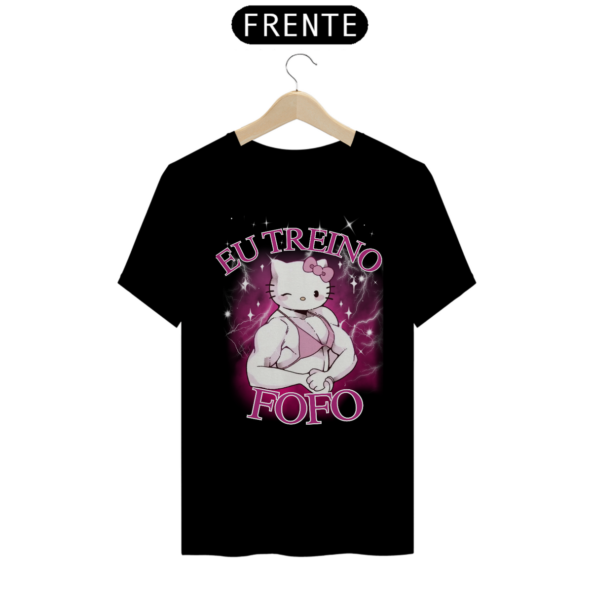 Nome do produto: Pipoca- T-shirt Treino Fofo