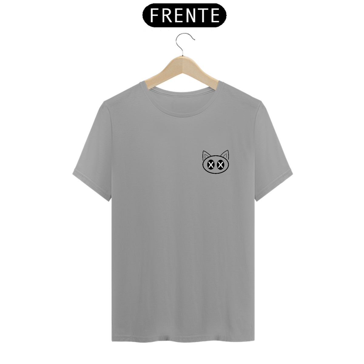 Nome do produto: CAMISETA - T SHIRT QUALITY UNISEX MASCULINA - GATINHO