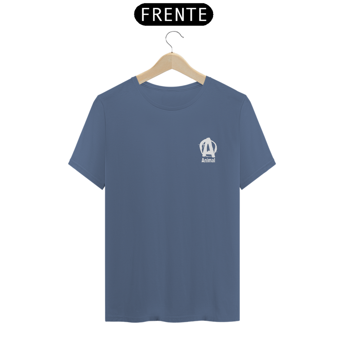 Nome do produto: CAMISETA ESTONADA MASCULINA / UNISEX - ANIMAL