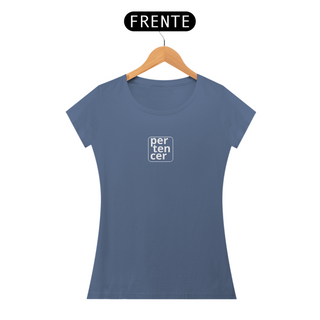 Nome do produtoCAMISETA BABY LONG ESTONADA FEMININA - PERTENCER