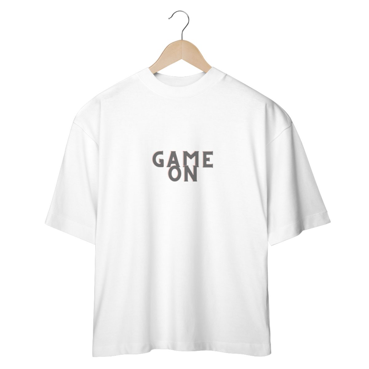 Nome do produto: CAMISETA - T SHIRT OVERSIZED - GAME ON