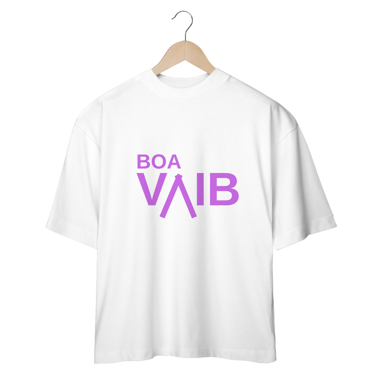 Nome do produto: CAMISETA - T SHIRT OVERSIZED - BOA VAIB