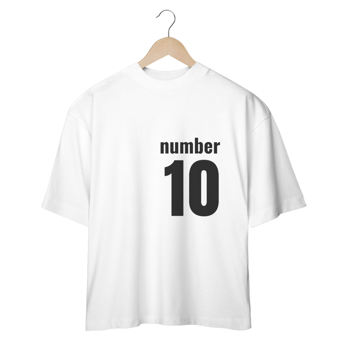 Nome do produto: CAMISETA - T SHIRT OVERSIZED - NUMBER 10