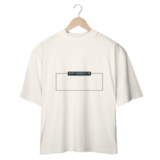 Nome do produtoCAMISETA - T SHIRT OVERSIZED - KEEP YOURSELF IN PEACE