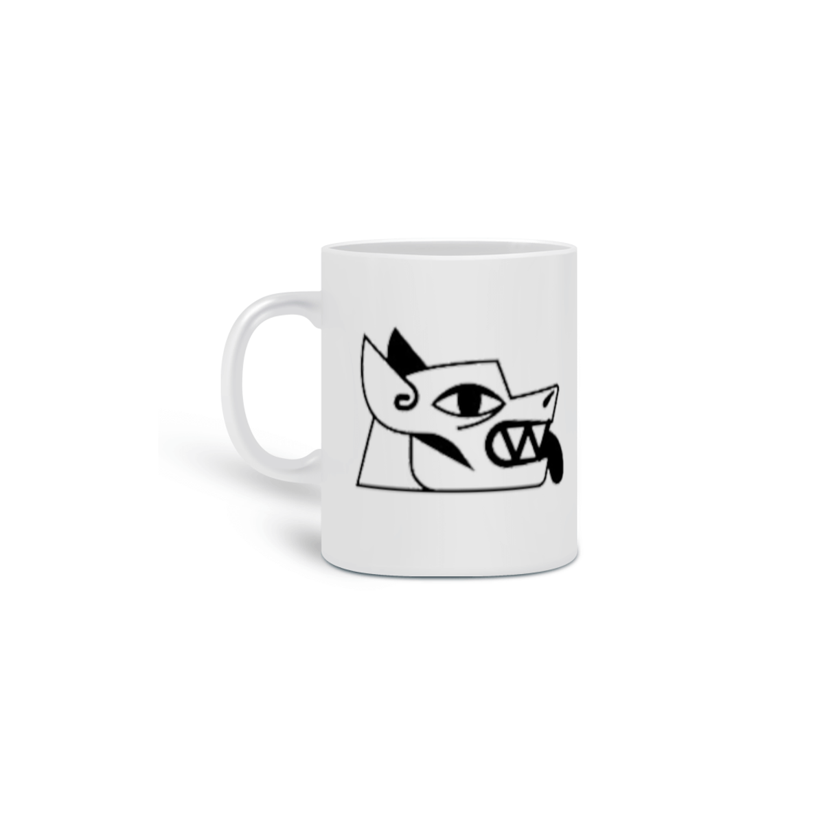 Nome do produto: CANECA LOUÇA - CACHORRO ASTECA