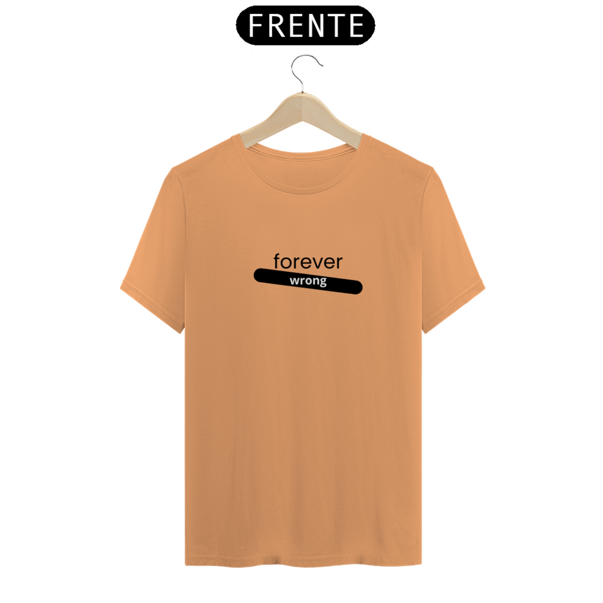 Nome do produto: CAMISETA - T SHIRT ESTONADA - FOREVER WRONG