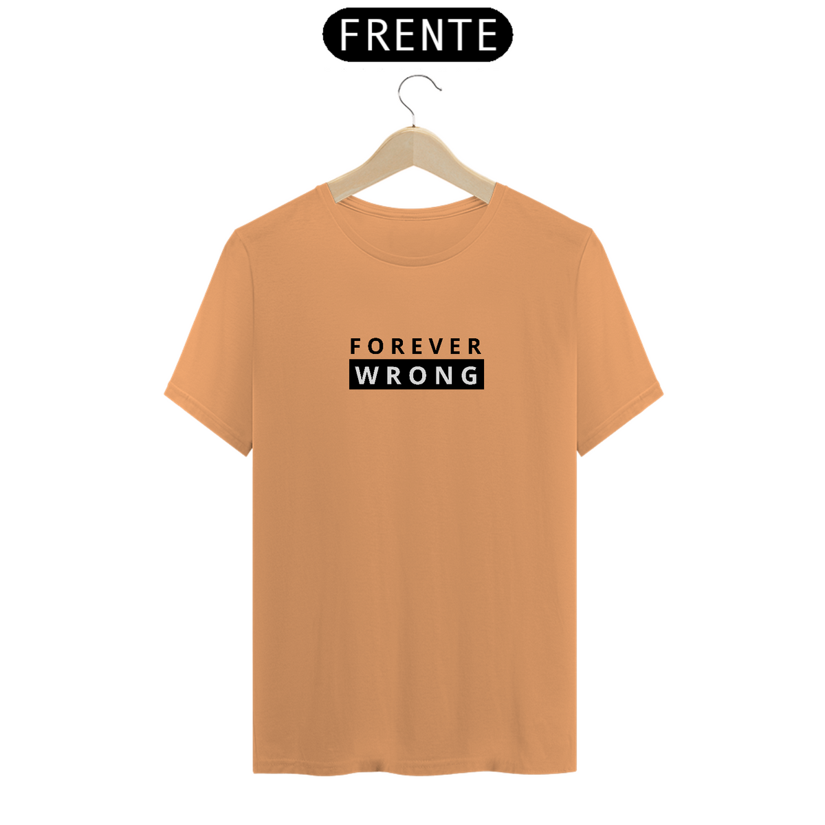 Nome do produto: CAMISETA ESTONADA MASCULINA - FOREVER WRONG