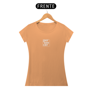 Nome do produtoCAMISETA BABY LONG ESTONADA FEMININA - PERTENCER