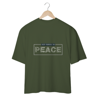 Nome do produtoCAMISETA - T SHIRT OVERSIZED - KEEP YOURSELF IN PEACE