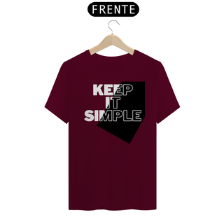 Nome do produtoCAMISETA - T SHIRT QUALITY UNISEX - KEEP IT SIMPLE