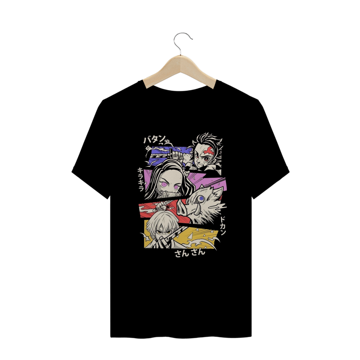 Nome do produto: Camisa T-shirt Plus Size - kimetsu no yaiba