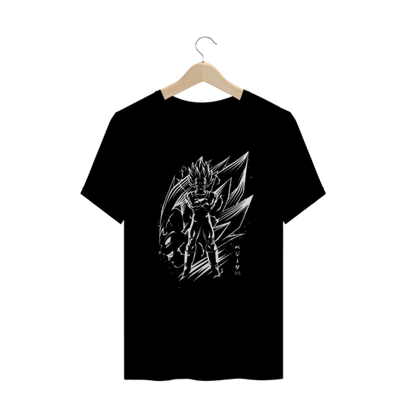 Camisa T-shirt Plus Size - Vegeta (dragon ball z)