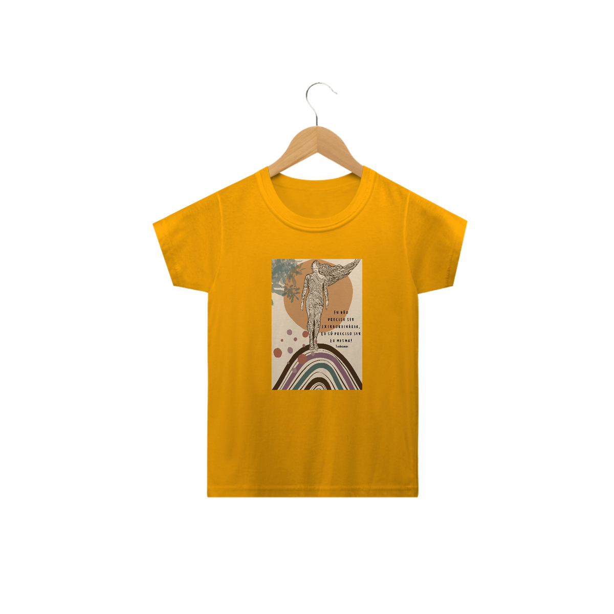 Nome do produto: Camiseta mini yogini Tadasana