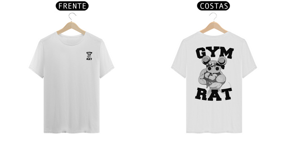 Camiseta Gym Rat Branca